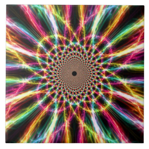 Lightning Rainbow Tile Fliese