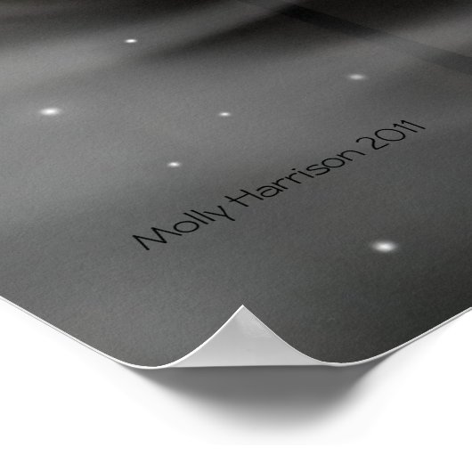 Lightning Stone Fantasy Dragon Poster (Ecke)