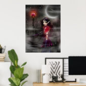 Lightning Stone Fantasy Dragon Poster (Heimbüro)