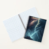 Lightning Storm Art Notebook Notizblock (Innenseite)