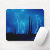 Lightning Storm Maus Pad Mousepad (Mit Mouse)