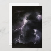 Lightning Storm Painting Grußkarte (Vorne/Hinten)
