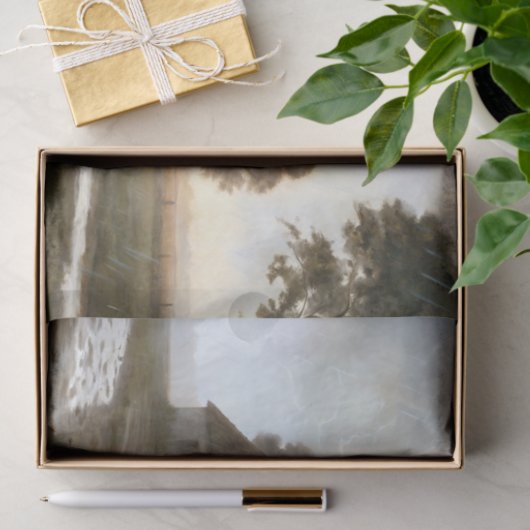 Lightning Strike Bauernhof Decoupage Seidenpapier (Geschenk)