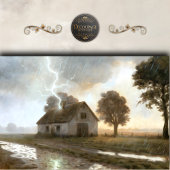 Lightning Strike Bauernhof Decoupage Seidenpapier