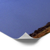 Lightning strikes buttes near Scottsbluff Poster (Ecke)