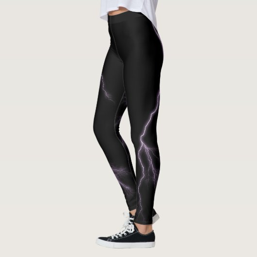 Lightning Strikes Spandex Leggings (Links)