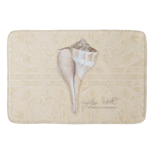 Lightning Welk Beach Ocean Seashore Küstendekorati Badematte (Vorderseite)