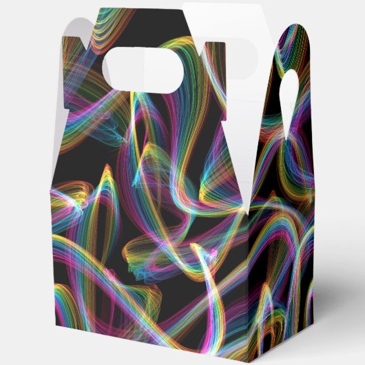 Lightpainting mit Regenbogenglowstick : Geschenkschachtel (Offen)