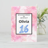 Lightroom fall aesthetic forest einladung (Stehend Vorderseite)