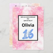 Lightroom fall aesthetic forest einladung (Vorne/Hinten)