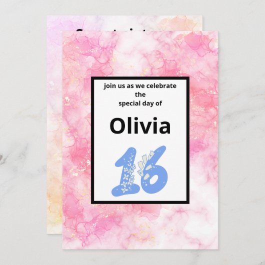 Lightroom fall aesthetic forest einladung (Vorne/Hinten)