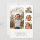 Lights Camera Action Foto Geburtstag Einladung (Rückseite)