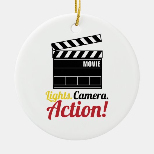 Lights.Camera.Action! Keramikornament (Vorne)
