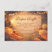 Lights Camera Baby Shower Diapper Raffle Begleitkarte (Vorderseite)