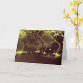 "Lights Go Walking" - Karte (Gelbe Blume)