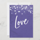 Lights Grunge glücklich immer nach dem Empfang Lil Einladung (Rückseite)