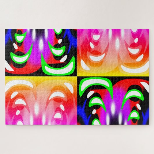 Lights in motion art puzzle (Horizontal)