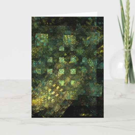 Lights in the City Abstrakt Art Grußkarte Karte (Vorderseite)