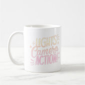 LIGHTS KAMERA ACTION KAFFEETASSE (Links)