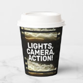 LIGHTS, KAMERA, AKTION! PAPPBECHER (Vorderseite)