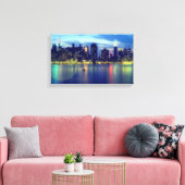 Lights Lights Print Leinwanddruck (Insitu (Wohnzimmer))