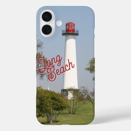 Lights: Long Beach Lighthouse Ruhe Case-Mate iPhone Hülle (Rückseite)