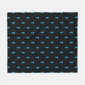 Lights Man Fleece Blanket (Vorderseite (Horizontal))