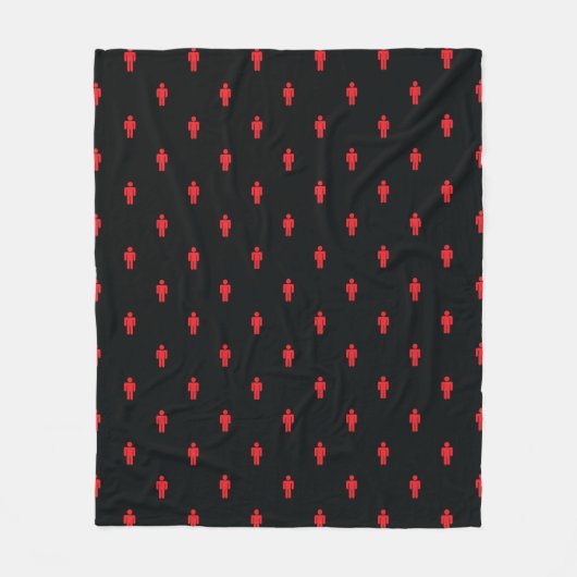 Lights Man Fleece Blanket (Vorderseite)