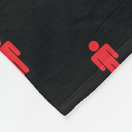 Lights Man Fleece Blanket (Ecke)