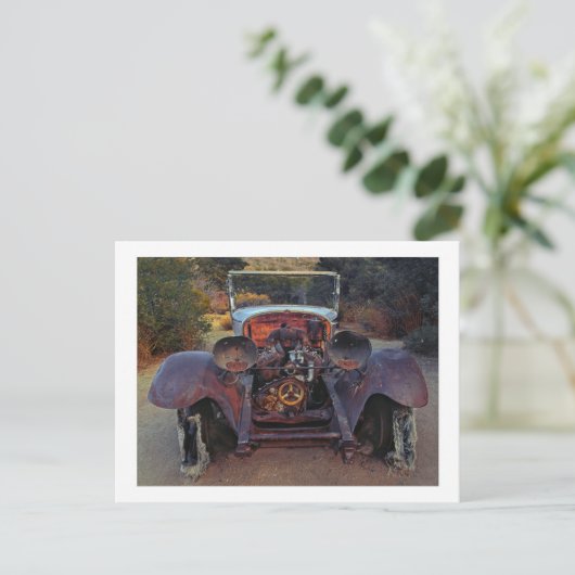 " Lights Out - Flat Head V-8 Powered " Postkarte (Stehend Vorderseite)