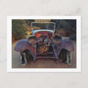 " Lights Out - Flat Head V-8 Powered " Postkarte