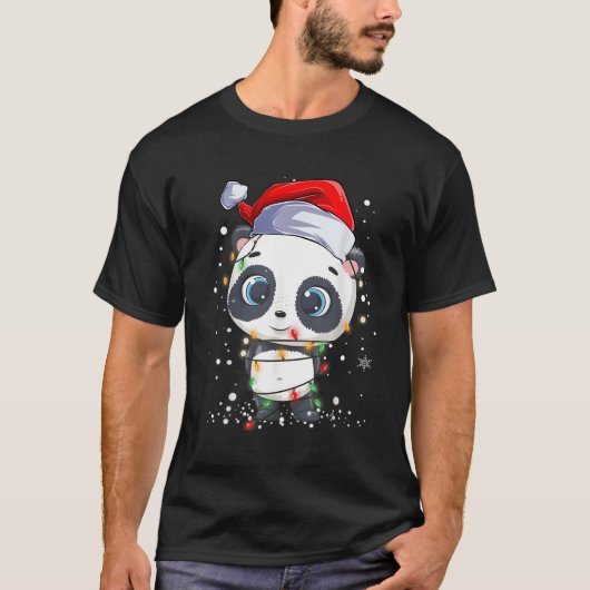 Lights Panda T-Shirt (Vorderseite)