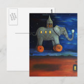 Lights Postkarte (Vorne/Hinten)