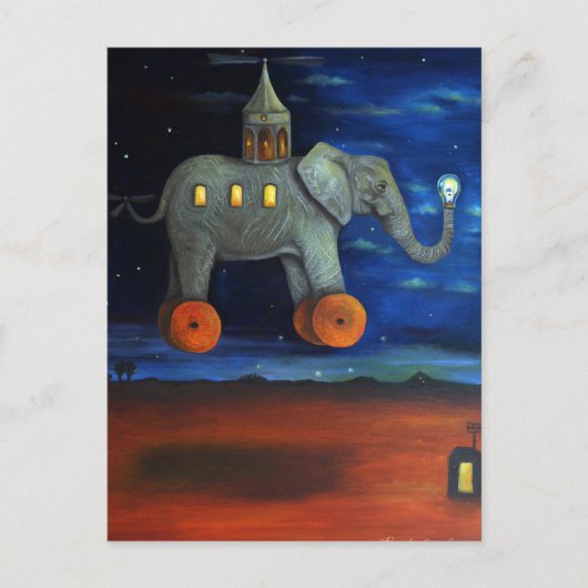 Lights Postkarte (Vorderseite)