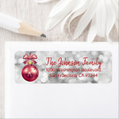 Lights Red Ornament Weihnachtsfeier Rücksendeadres (Insitu)