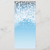 Lights Romantisches Winterwunder-Menü Menükarte (Rückseite)