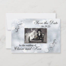 Lights Snow Glitzer Glitzern - 3x5 Save the Date