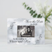 Lights Snow Glitzer Glitzern - 3x5 Save the Date (Stehend Vorderseite)