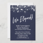 Lights texturiert wir Elopted Marine Empfang-only Einladung (Vorderseite)