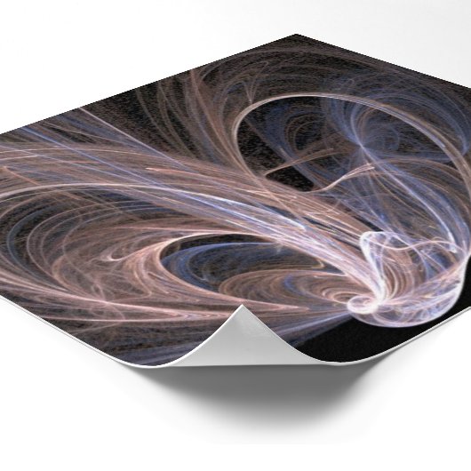 Lights Waves Poster (Ecke)