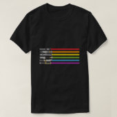 Lightsaber Rainbow Essential T - Shirt (Design vorne)
