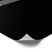 Lightsaber Rainbow Poster (Ecke)