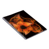 Lightseeing Abstrakt Art Notebook Notizblock (Rechte Seite)