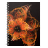 Lightseeing Abstrakt Art Notebook Notizblock (Vorderseite)
