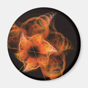 Lightseeing Abstrakt Art Rund um die Universität L Magnet