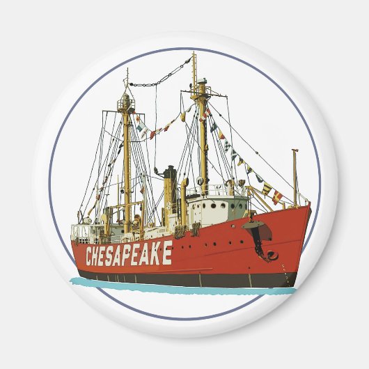 Lightship Chesapeake Magnet (Vorne)
