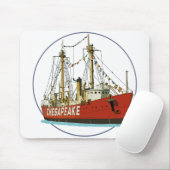 Lightship Chesapeake Mousepad (Mit Mouse)