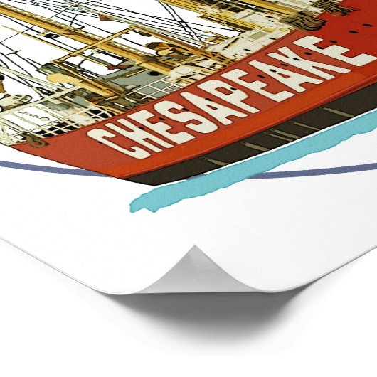 Lightship Chesapeake Poster (Ecke)