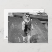 Lightweight Boxer Fred Welsh, Anfang der 1900er Postkarte (Vorne/Hinten)