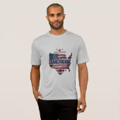 Lightweight USA Flag Map Shirt (Vorne ganz)